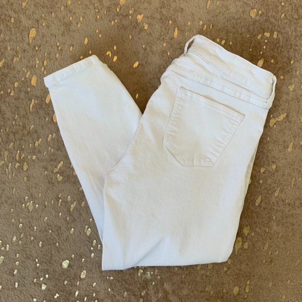 Pistola Distressed White Jeans